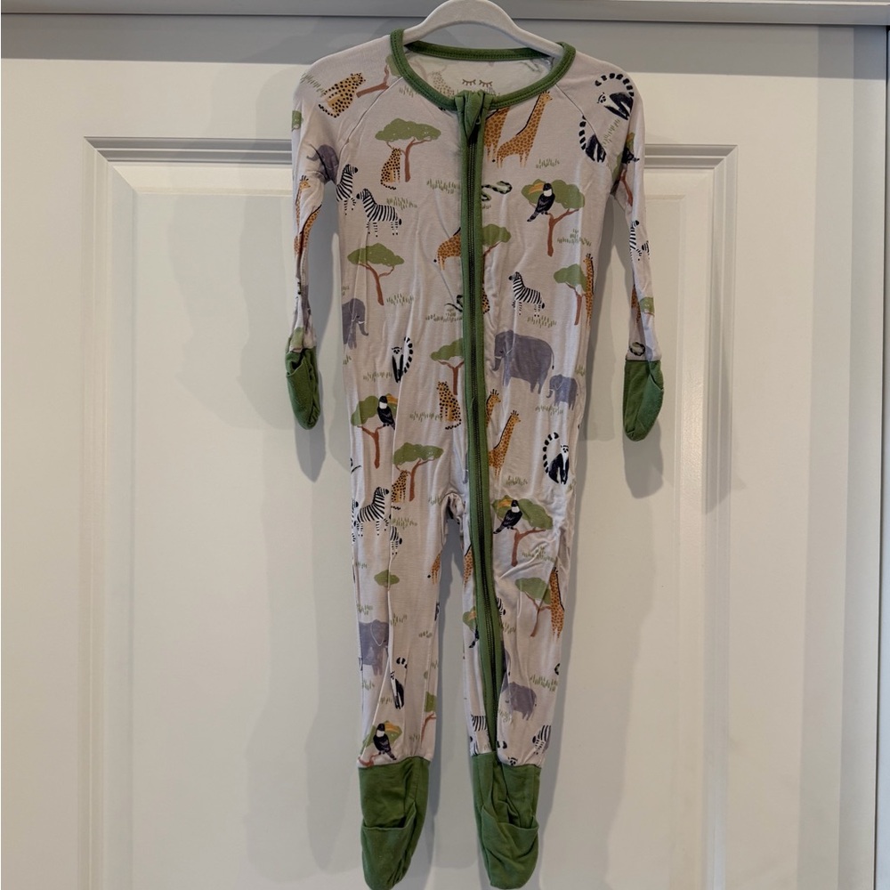 Little Sleepies Zippy in Safari Friends Print